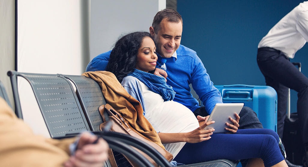 Korean Air hỗ trợ hành khách mang thai tại sân bay