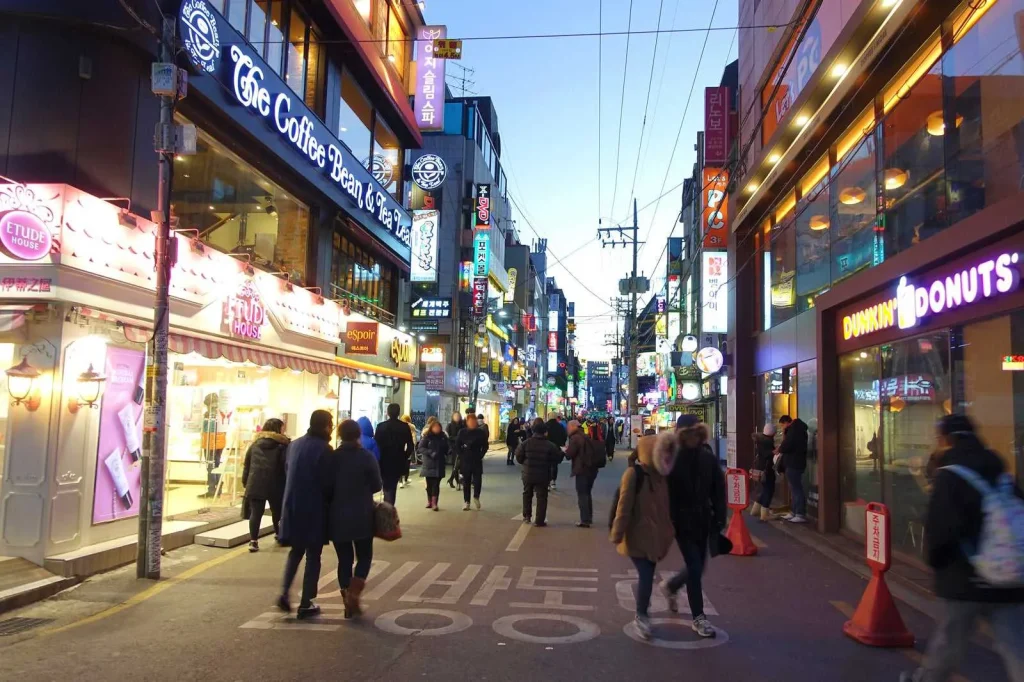 Phố mua sắm Hongdae