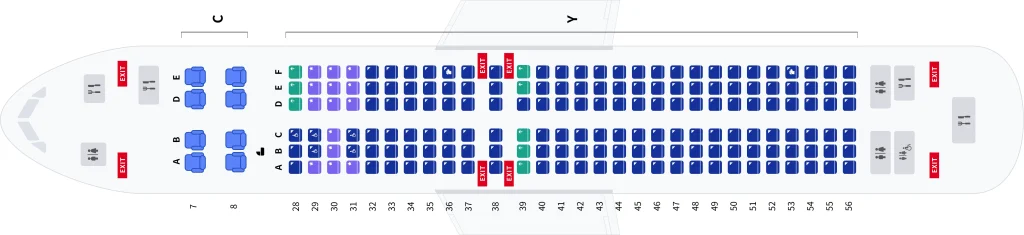 Sơ đồ ghế ngồi Airbus A321-neo
