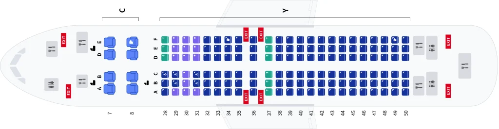 Sơ đồ ghế ngồi Boeing 737