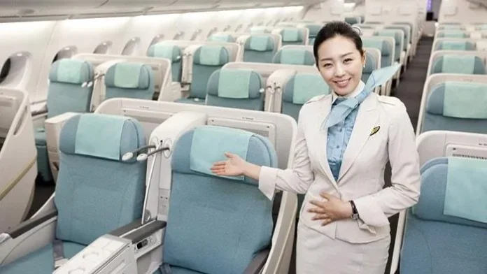 Sơ đồ ghế ngồi máy bay Korean Air