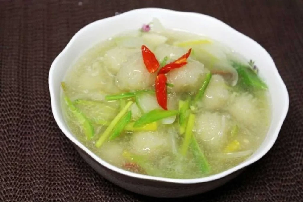 Canh khoai tây viên