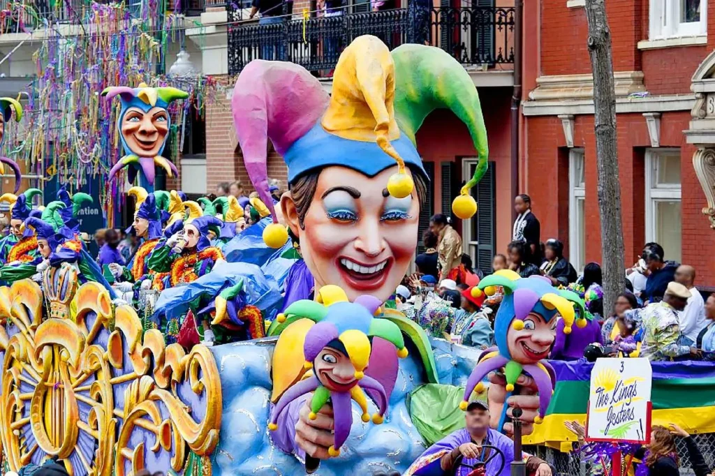 Tham dự lễ hội Mardi Gras