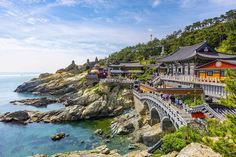 Một ngôi chùa ở đông bắc Busan