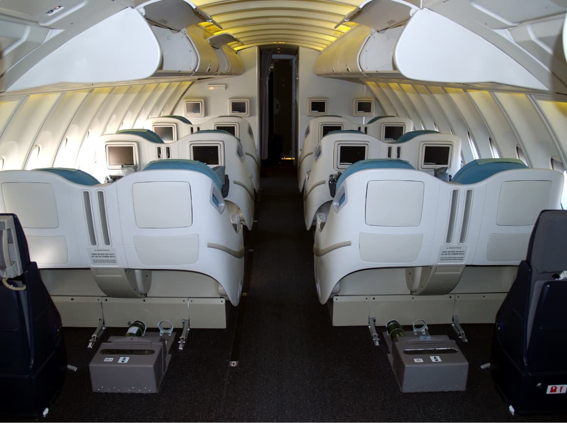 Khoang ghế thương gia Korean Air