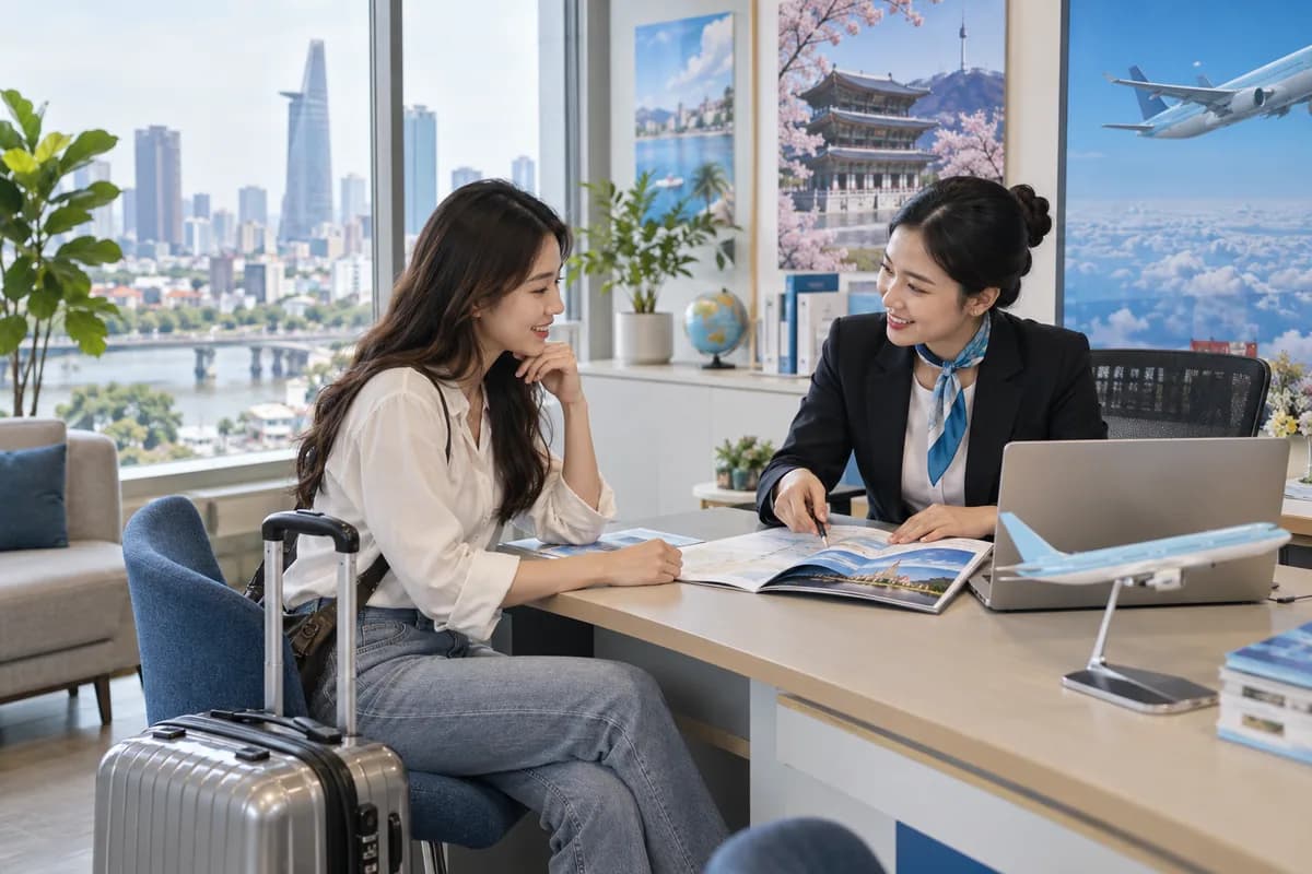 Đại lý vé Korean Air tại Hồ Chí Minh
