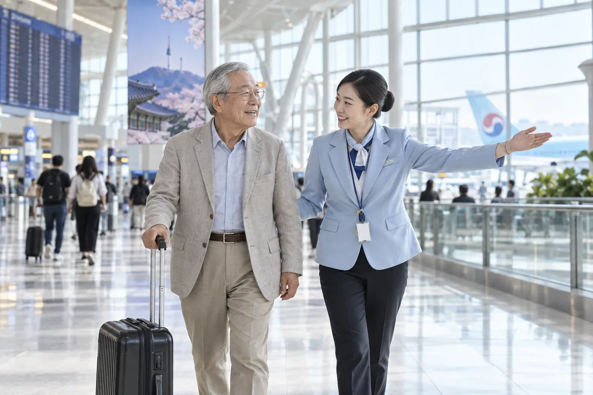 Chuẩn bị vé Korean Air cho gia đình